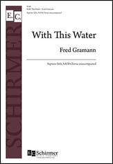 With This Water SATB choral sheet music cover